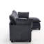 Grand velours avec et coussin double - Canapé confortable et modulaire-302217070