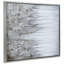 Peinture sur toile, cadre flottant