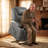 Polyester and Metal Frame Power Lift Massage Recliner -932232740