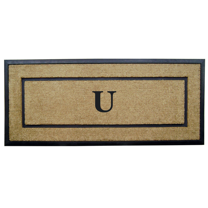 Tapis de porte antidérapant pour l'extérieur, L 24 po x L 57 po, U