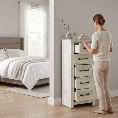 Commode 5 tiroirs Aulda