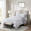 Édredon gris en fausse fourrure pour lit grand, taille de look élégant avec revers en vison, rembourrage, couleur-122455609-122455610