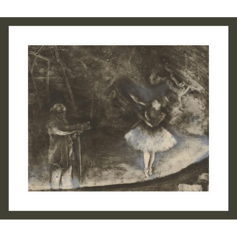 «The Ballet Master» par Edgar Degas, impression giclée encadrée, H 23,5 po x l 27,55 po