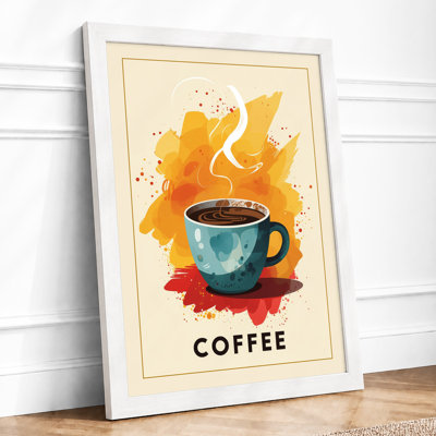 Coffee Comfort Modern - Framed Print