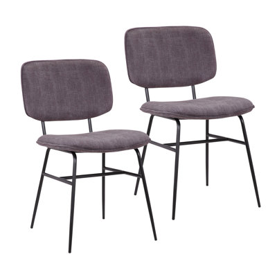 Chaise d'appoint rembourrée en velours Aquasco