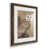 Papier, cadre noyer