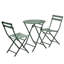 Ensemble bistro 3 pièces de table ronde pliable et chaises-172532079