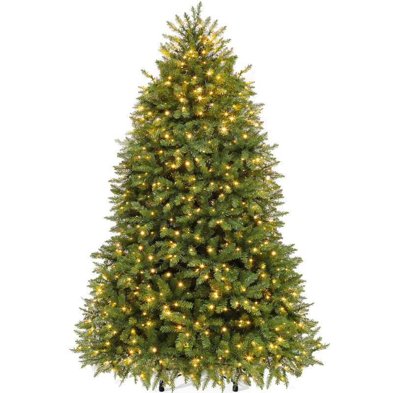 Sapin de Noël artificiel pré-éclairé 6 pi avec 1838 pointes et 450 lumières, 6.25'