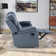59.1'' Wide Contemporary Overstuffed Microfiber Manual Recliner Loveseat Sofa with Super Soft Cushion