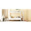 Lit simple superposé au-dessus de métal en blanc avec côté et garde-robe - Pratique, élégante et polyvalente-121104106-121104105