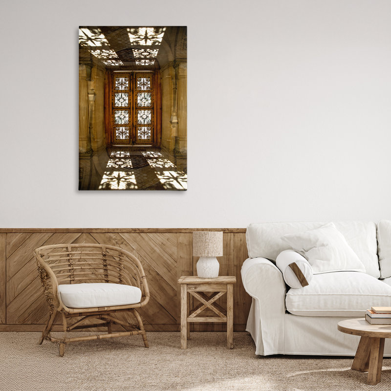 Sunlit Architecture Reflection Canvas, design par Robin Vandenabeele, H 36 po x l 24 po