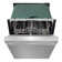 Cosmo 24 In. Front Control Built-in Tall Tub Dishwasher In Fingerprint Resistant Stainless Steel