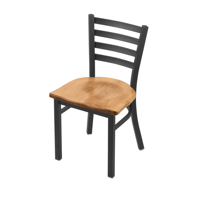 400 Jackie Chair, Black Wrinkle, Vinyl-Canter Red
