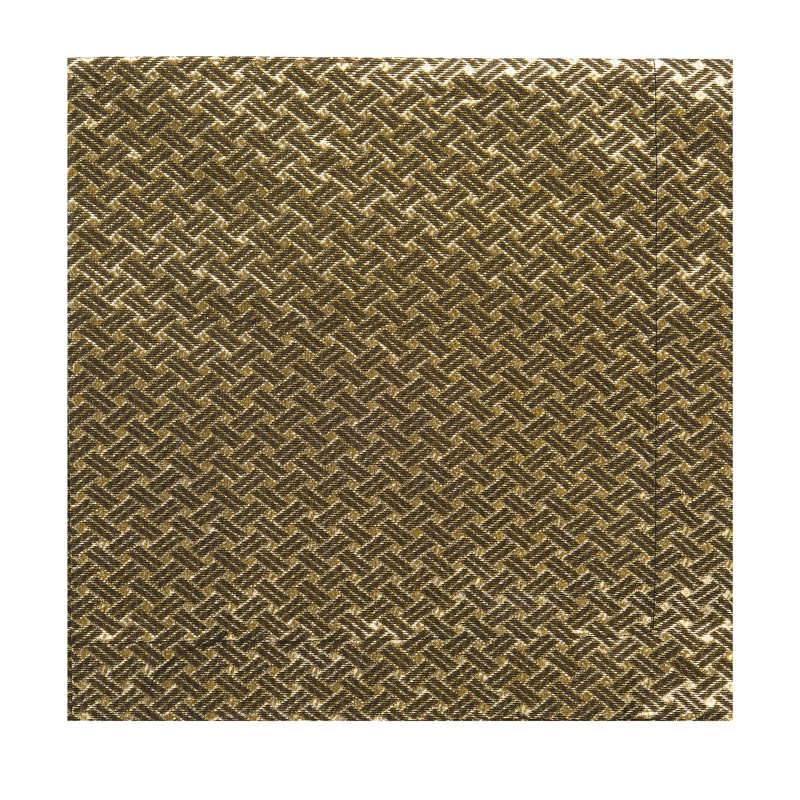 Fences Napkin, Black/Gold