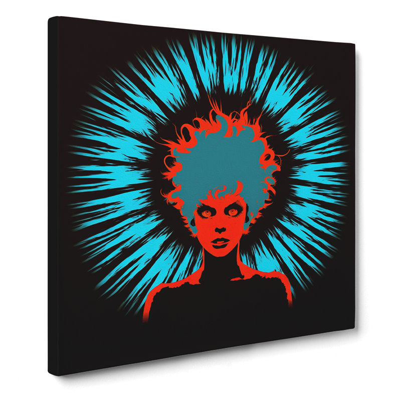 Hypnotize Silhouette No.1 - Wrapped Canvas, 50cm H x 50cm W x 3cm D
