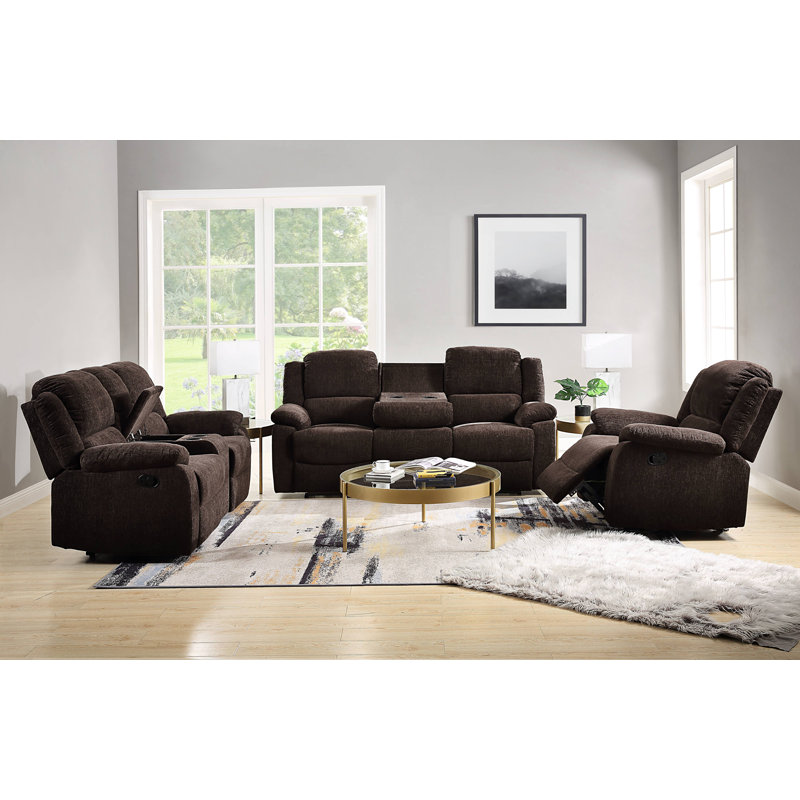 Upholstered 78.6'' Reclining Sofa