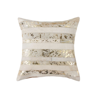Coussin 18 "en peau de vache abstraite