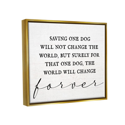 " Uplifting Rescue Dog Phrase " by Lil' Rue