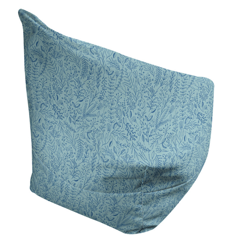 Petite chaise à sacs à billes & Leffel, H 120 po x L 2 po x P 60 po, Bleu, Pas de bourre