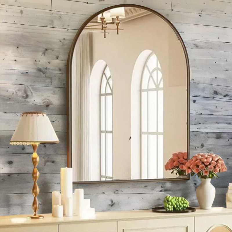 Kentfield Aluminum Arch Mirror