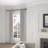 48" Adjustable Single Curtain Rod and Coordinating Finial Set-1035032542