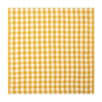 Alessandro Linen Gingham Square Napkin