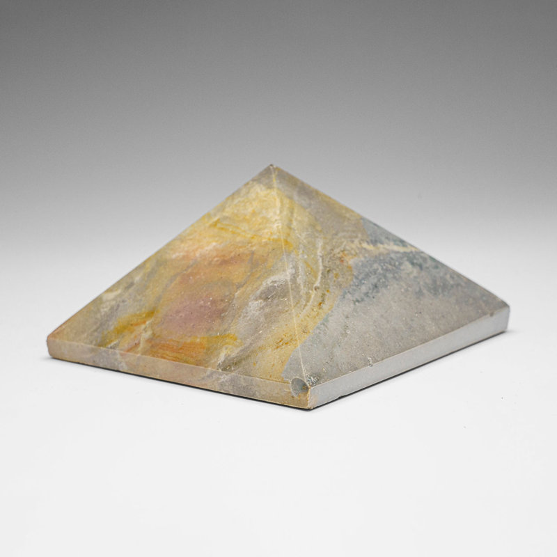 Polished Polychrome Pyramid From Madagascar (1.2 Lbs)