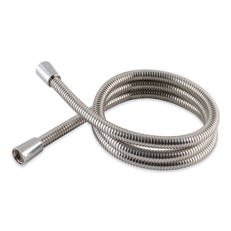 Stainless Steel High Flow Double Interlock Shower Hose 1.75 m, Silver