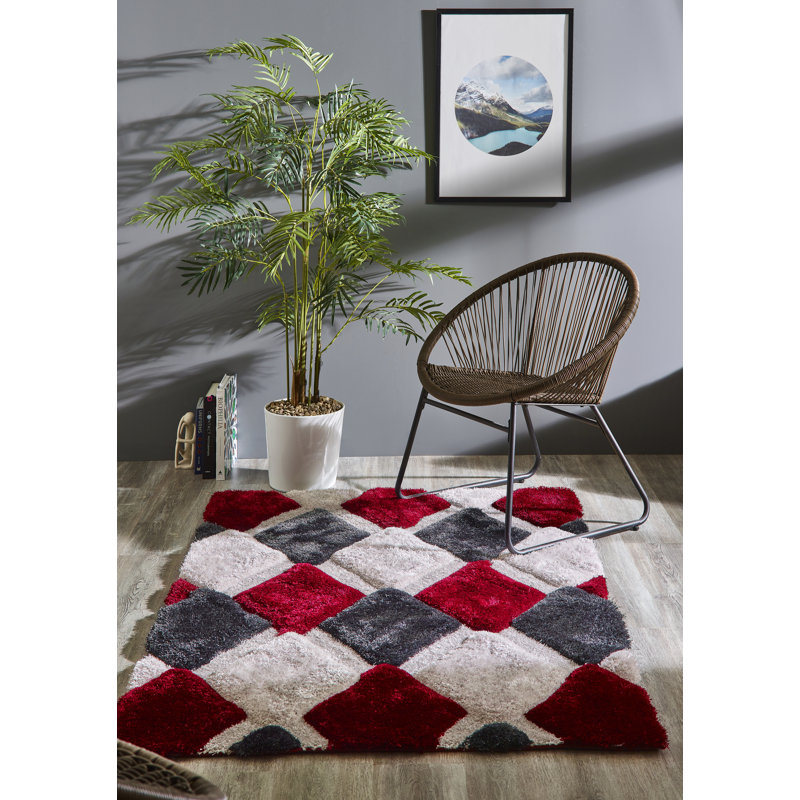 Blandford Geometric Hand Woven Area Rug, Rectangle 120 x 170cm