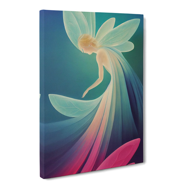 Milagro Fairy Minimalism - Wrapped Canvas Print, 50cm H x 35cm W x 3cm D