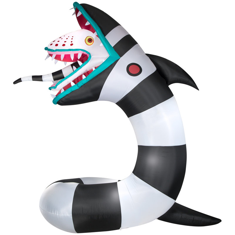 Gemmy Animated 9.5 ft Airblown Inflatable Beetlejuice Sandworm w/LEDs