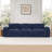 Pondera 110'' Velvet Upholstered 3-Seater Sectional Sofa with Tufted Cushions-821162333-820545516