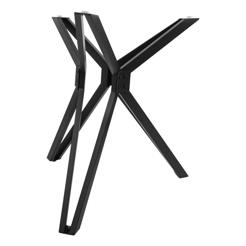 Pieds de table de salle à manger à piédestal moderne en métal avec ventouses