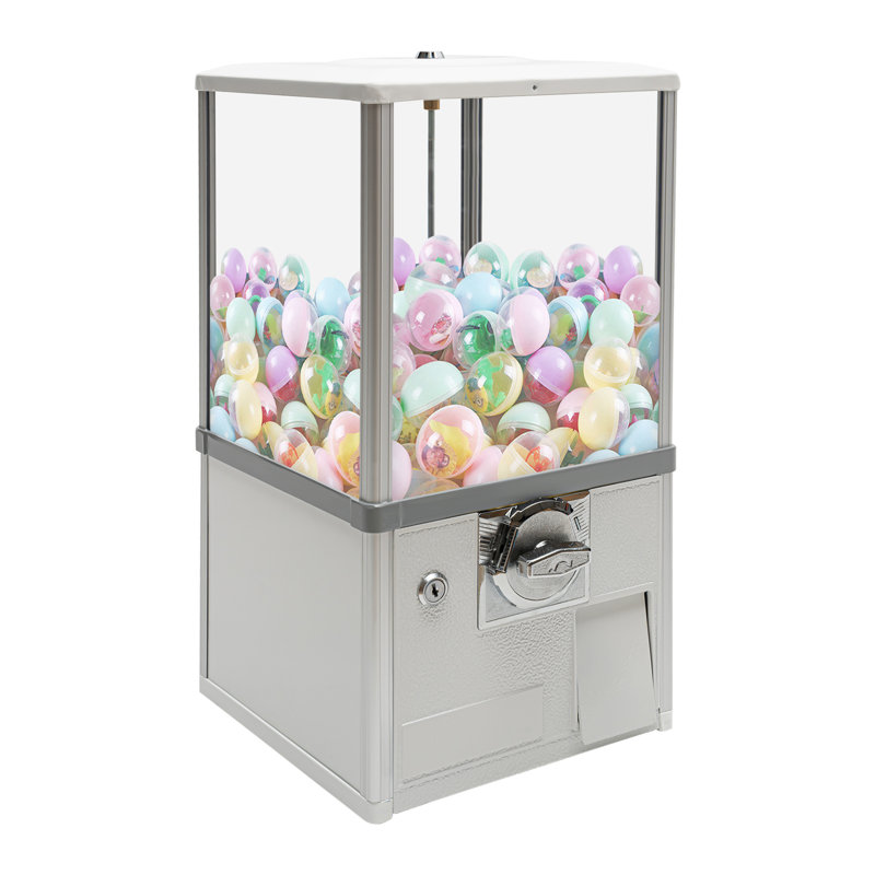 Gumball Machine Candy Vending Machine, White