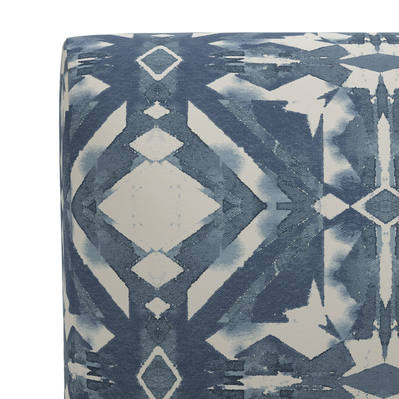 Damen Dining Chair In Asha Blue, Asha Blue Ikat
