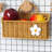 Wall Mount Fruit Basket Wall Hanging Basket Rattan Woven Organizer Basket Imitation Rattan Woven Storage Basket Retro Farmhouse Decor Hanging Fruit Basket
