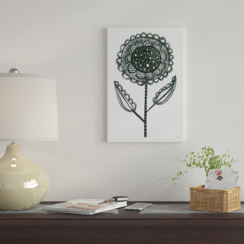 «Bloom Town I» par Melissa Averinos, reproduction sur toile tendue sur châssis, H 60 po x l 40po x P 1,5 po, Pas de tapis