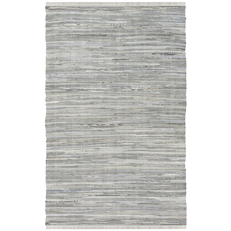 Wincanton Rug Hand Woven Cotton Abstract Rug, Rectangle 11' x 15'