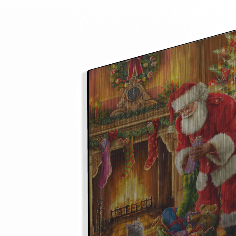 «Santa Has Arrived» par Ali Corti, H 16 po x l 12 po