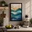 Flowing Tides Minimalist - Wrapped Canvas-2023874976-2023874979
