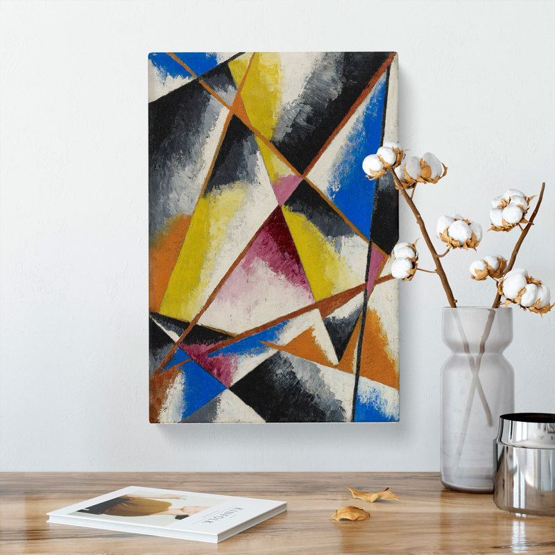Composition Vol.5 by Lyubov Popova - Wrapped Canvas, 50cm H x 35cm W x 3cm D