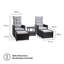 Outdoor Lounge Chair with Ottoman