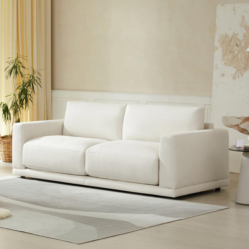Blakes Upholstered 91'' Sofa, Flanigan Cotton