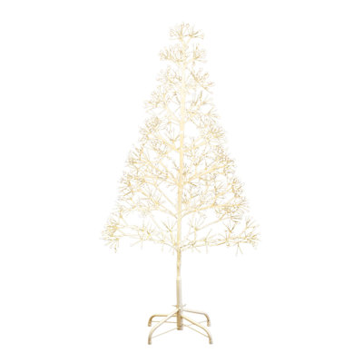 White 6' Pre-Lit Tree