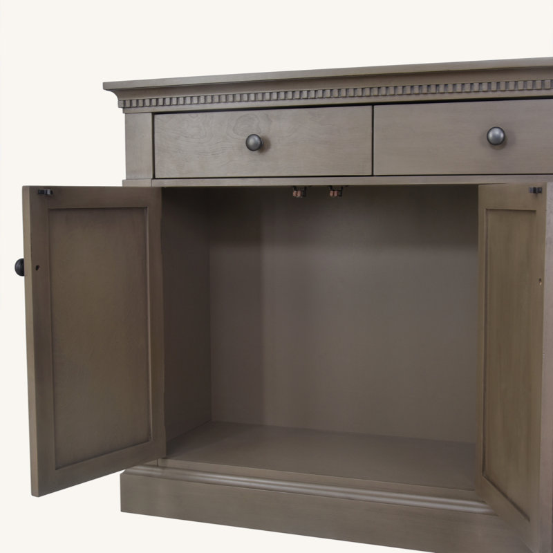 55.12" Sideboard,Buffet table,Dining cabinet with 2 Drawers and 2 Cabinets, Taupe