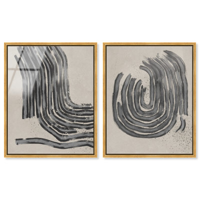 Two Spaces Set Acrylic Painting Print