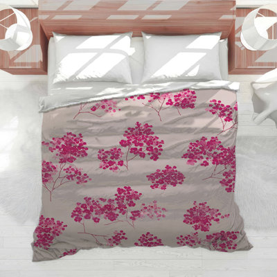 Floral Bedding Pattern Comforter Bohemian Boho