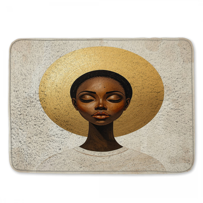Tapis de bain Golden Halo Portrait, L 24 po x L 17 po