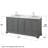 Deborah 72'' Double Bathroom Vanity with Marble Top-59132584-98284204