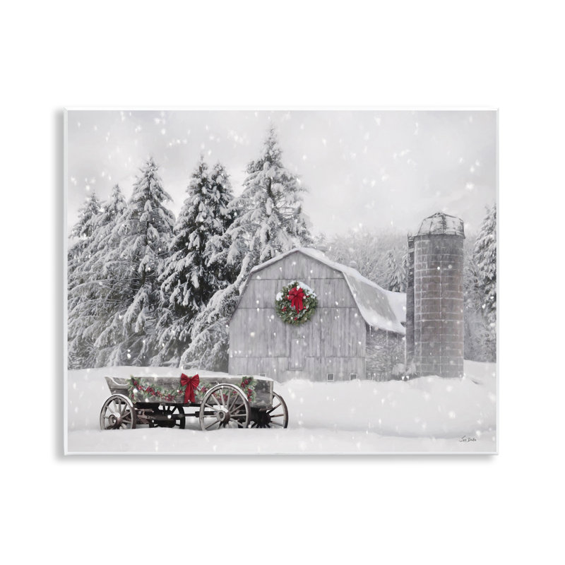 Art mural sur toile de neige enneigé par Lori Deiter